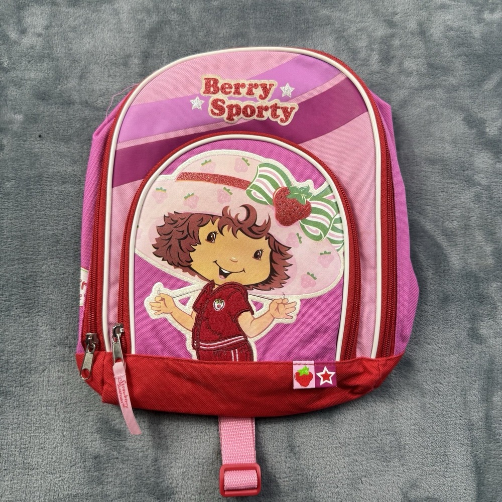 VTG 2004 Strawberry Shortcake Berry Sporty Mini Backpack